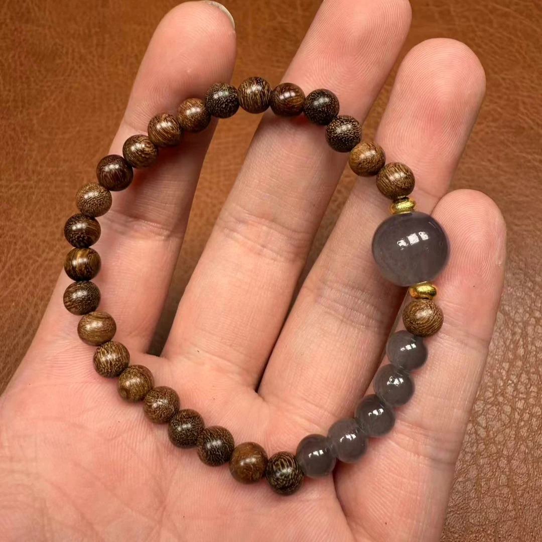 金丝楠珠串金丝楠单圈明珠0.6    016    （无礼盒）