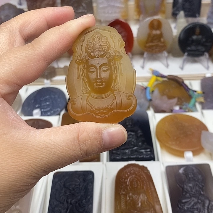 玛瑙/玉髓未镶嵌颈饰