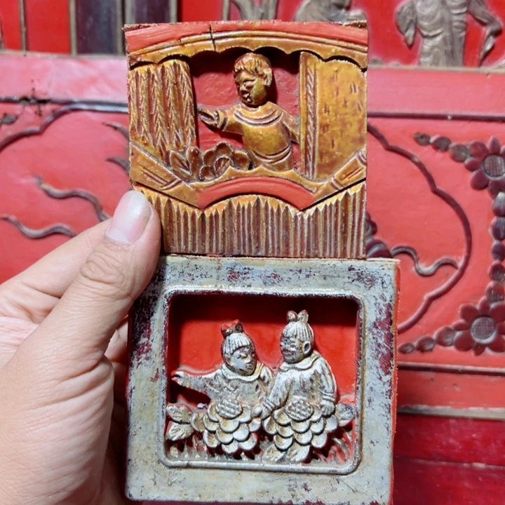 古***语木木雕工艺品摆件