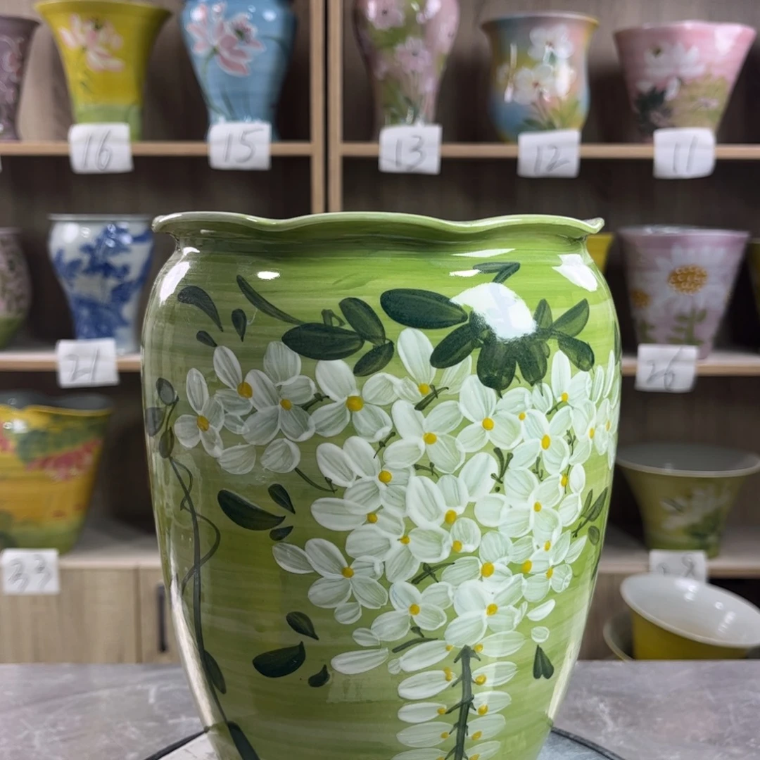 景德镇陶瓷花盆花盆