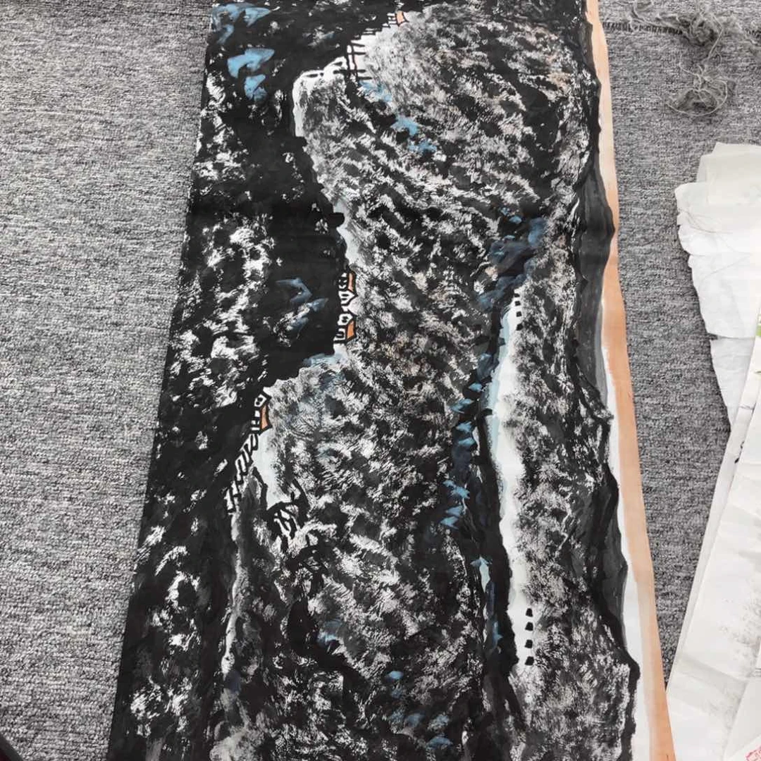 国画孙立春老师95.34绘画