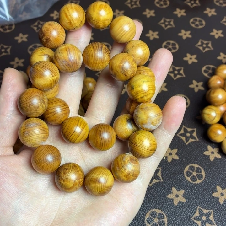 柏木（崖柏）手串/手链崖柏枯木龙胆18mm