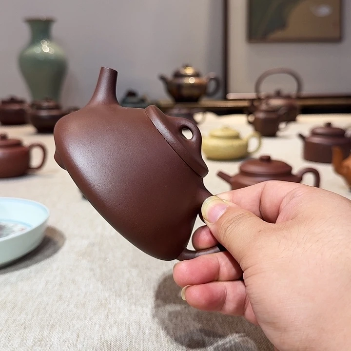 惬***生茶壶紫砂子冶石瓢壶200