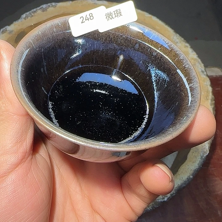 茶盏青钰薄胎建盏主人杯248