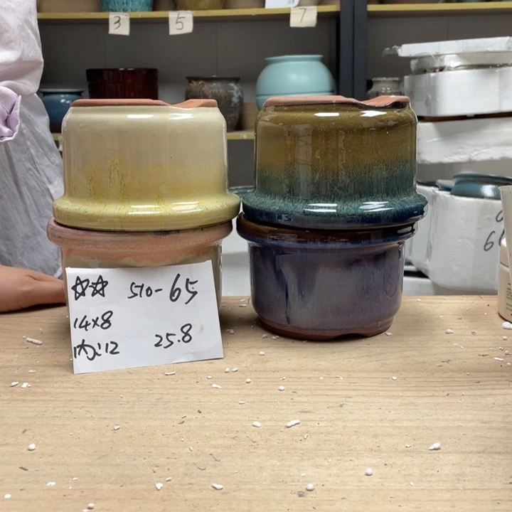 紫砂花盆多肉花盆微瑕65