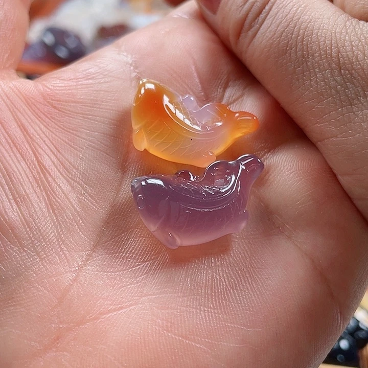 玛瑙/玉髓吊坠(赠链)未镶嵌a*然