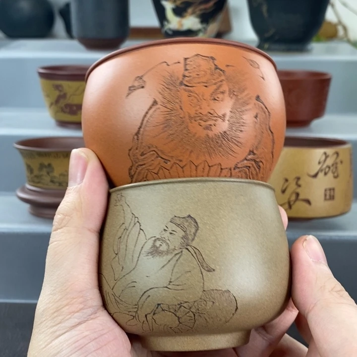 龙***树宜兴紫砂手工主人杯