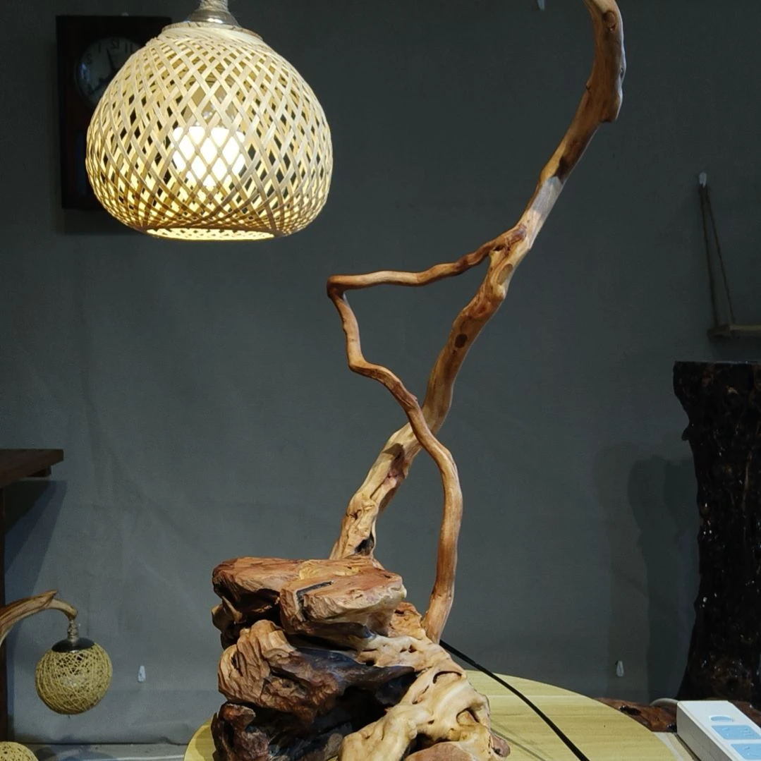 ****】木随形意境茶灯台灯