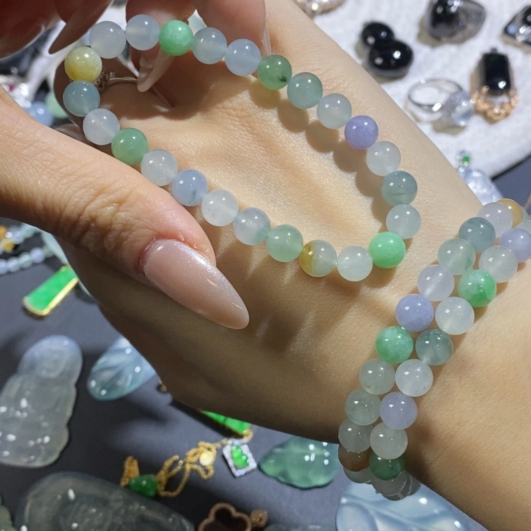 翡翠未镶嵌手链翡翠