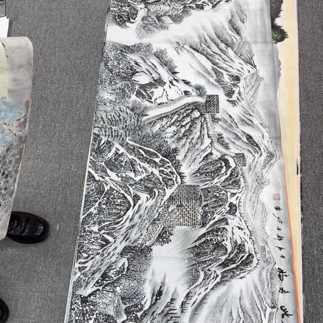 国画国画作品多次