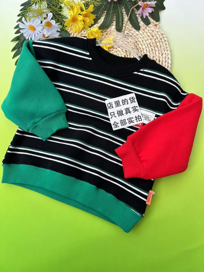 B283童装店断码清仓昌乐壹号童仓春秋长袖男女童卫衣牛仔卫裤外套