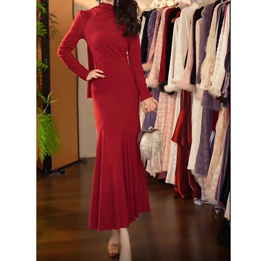 【七姐原创】-870（炽热玫瑰）LL050连衣裙