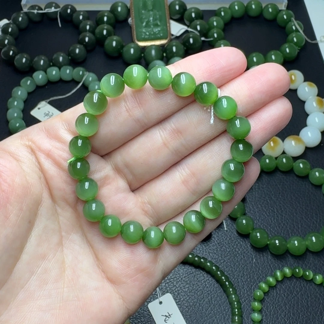 未镶嵌手串和田玉（碧玉）