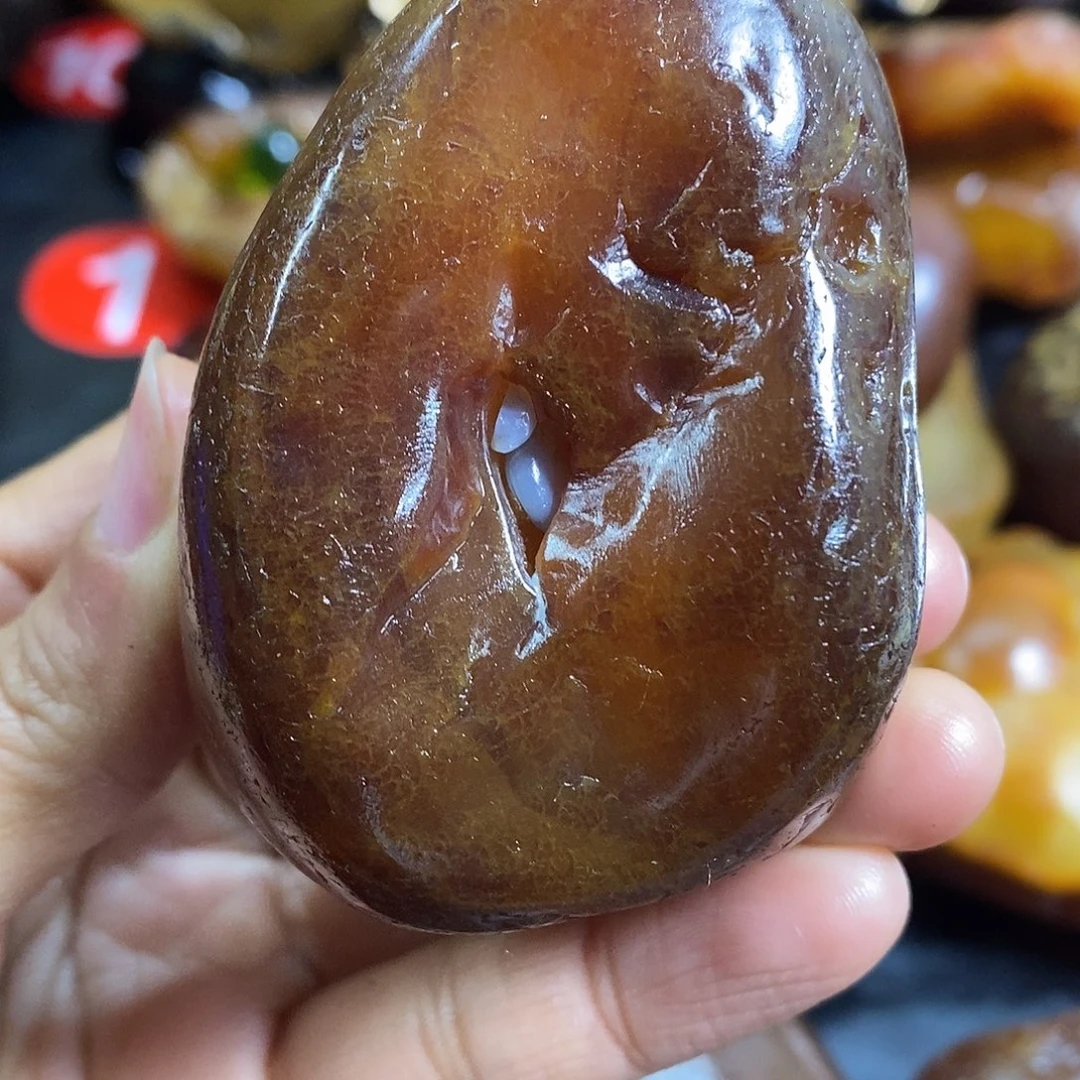 玛瑙/玉髓未镶嵌手把件