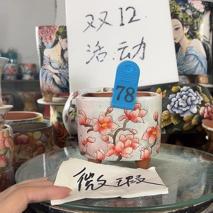 景德镇手绘花盆性价比超高