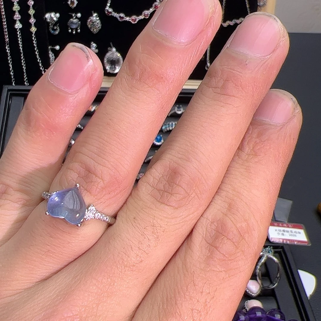 紫晶珠宝半成品未镶嵌