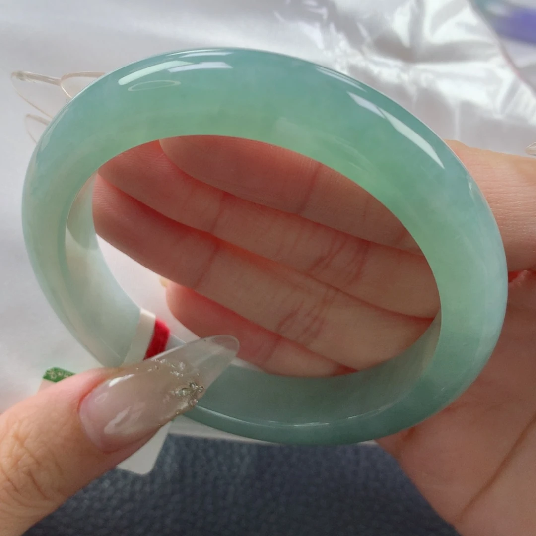 未镶嵌手镯翡翠缅甸天然翡翠A货58