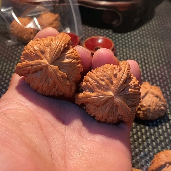 核桃手串/手链拼接白狮子32
