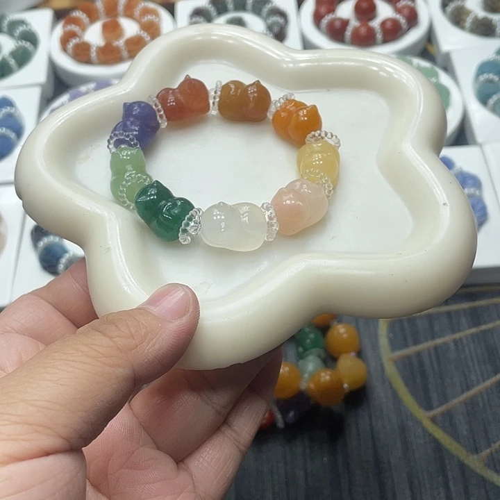 石英质玉（非洲翠）合金时尚简约精美大方