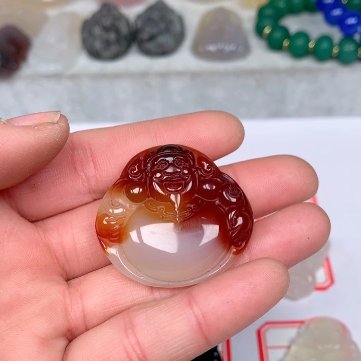 玛瑙/玉髓颈饰未镶嵌团****