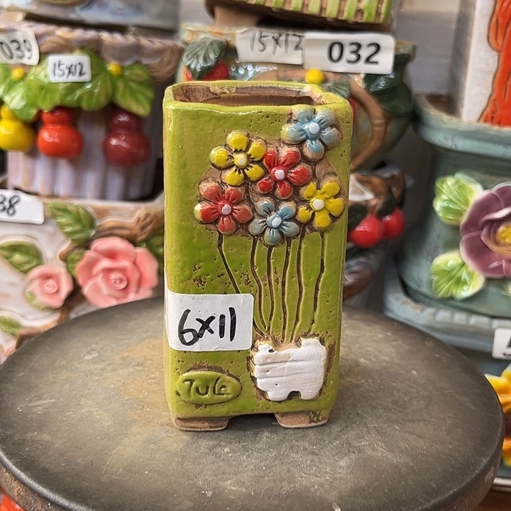 粗陶材质多肉花盆