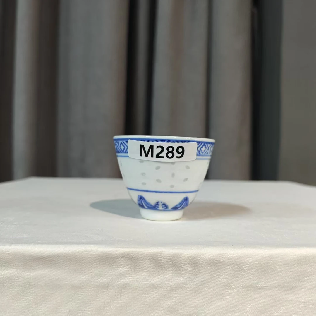 景德镇陶瓷青花玲珑主人杯289
