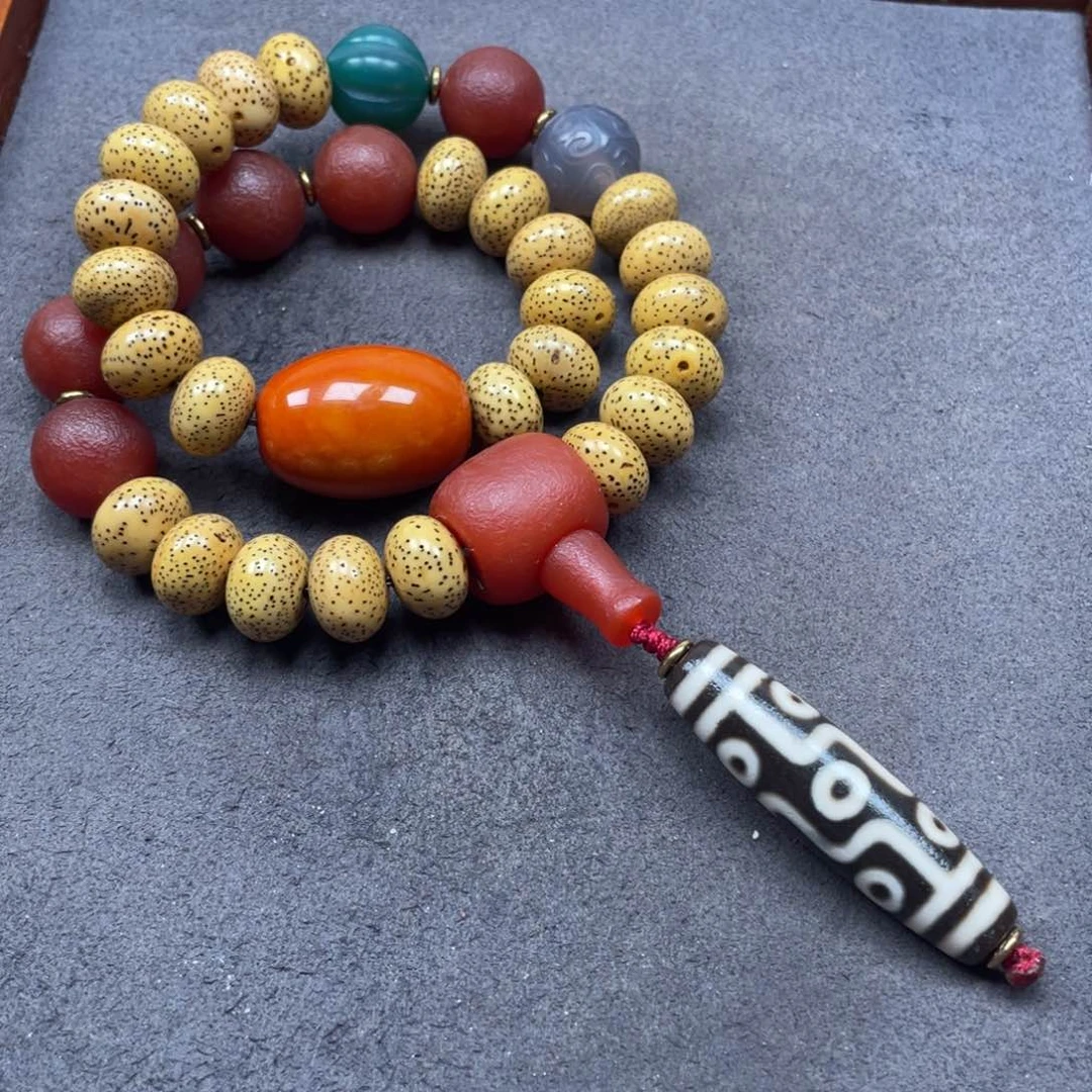 菩提把件未镶嵌星月