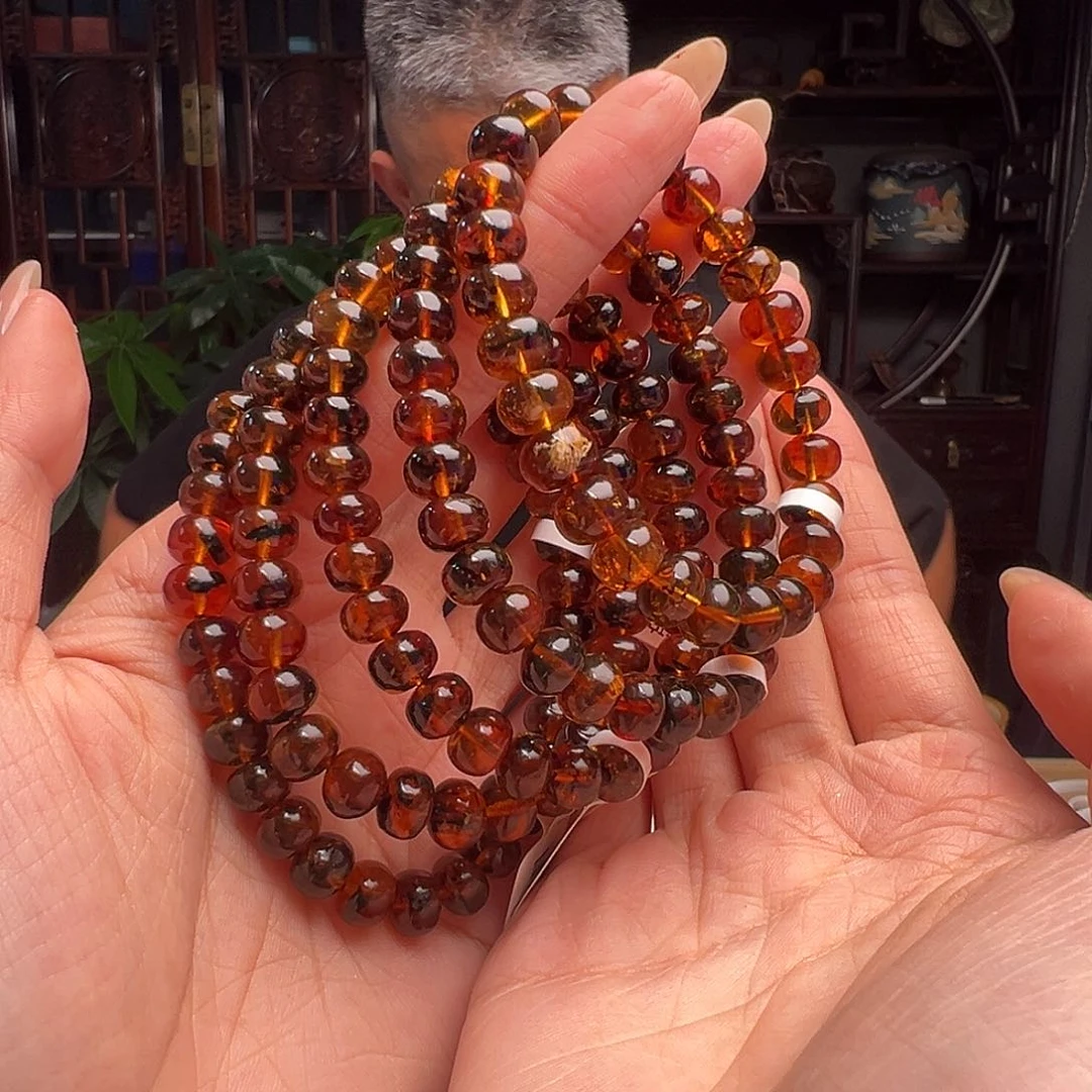 未镶嵌琥珀裸石抚顺琥珀10717八多样性发其一