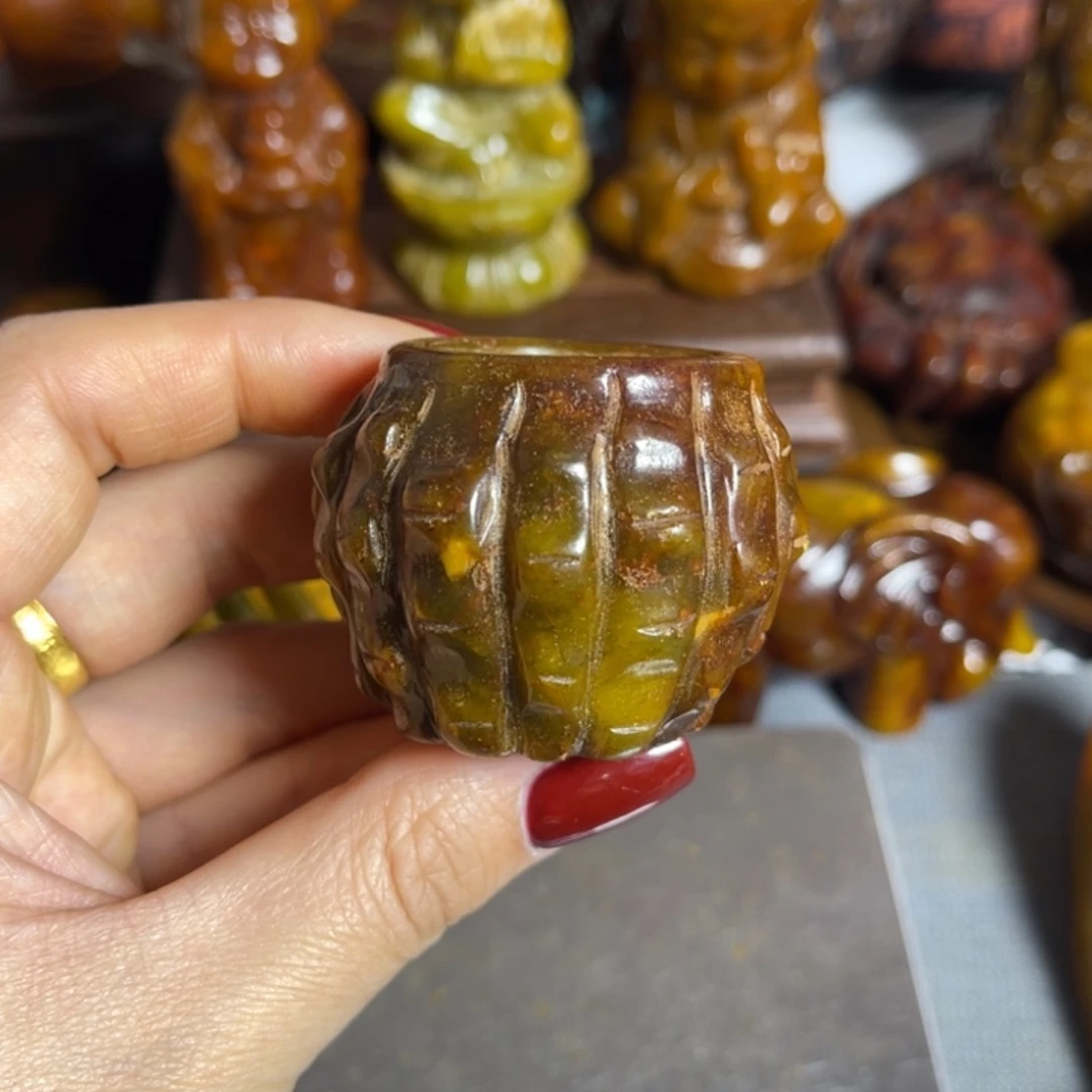 蛇纹石玉合金颈饰