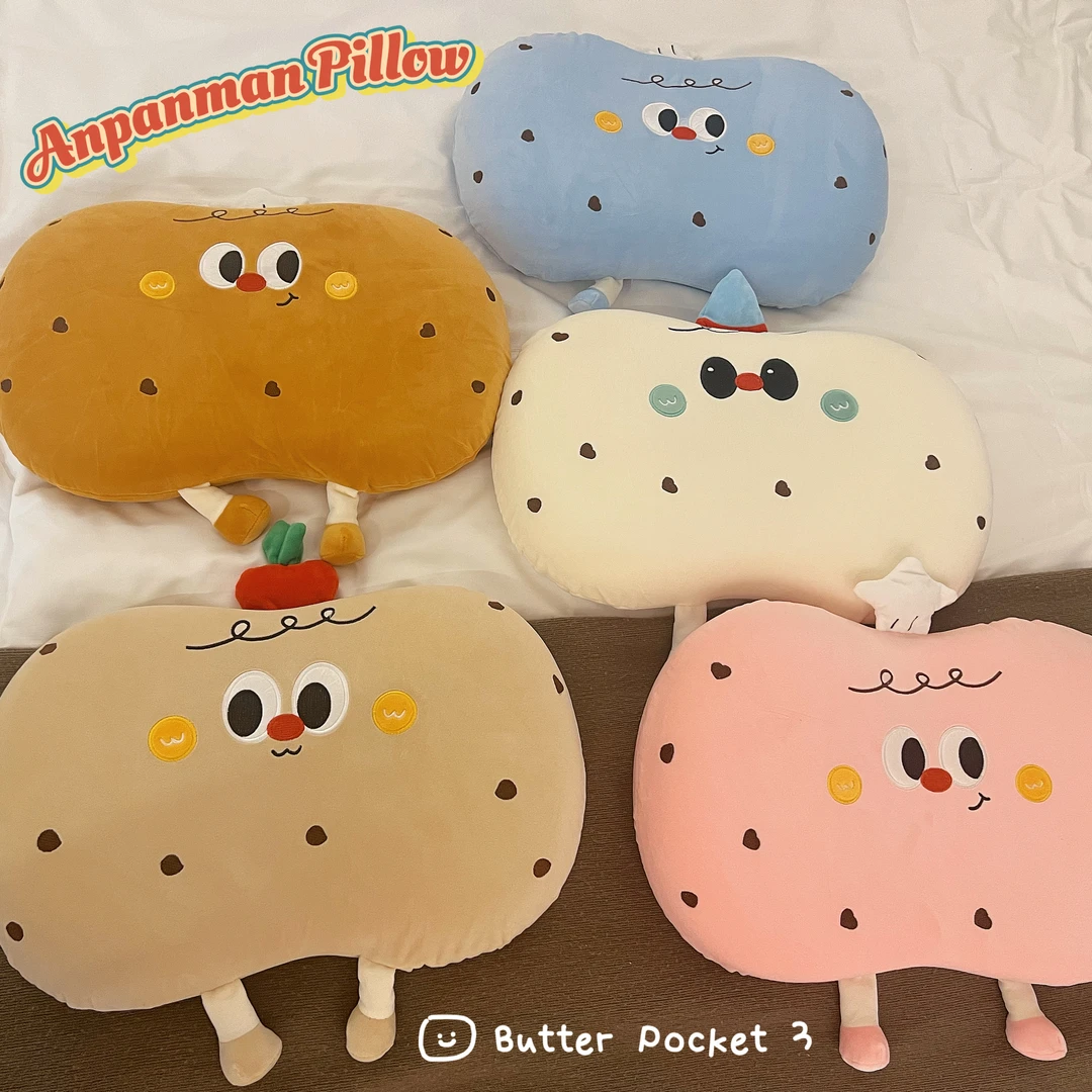 【芳姐专属】新款猫肚枕面包超人记忆棉靠枕可爱趴枕适合办公室