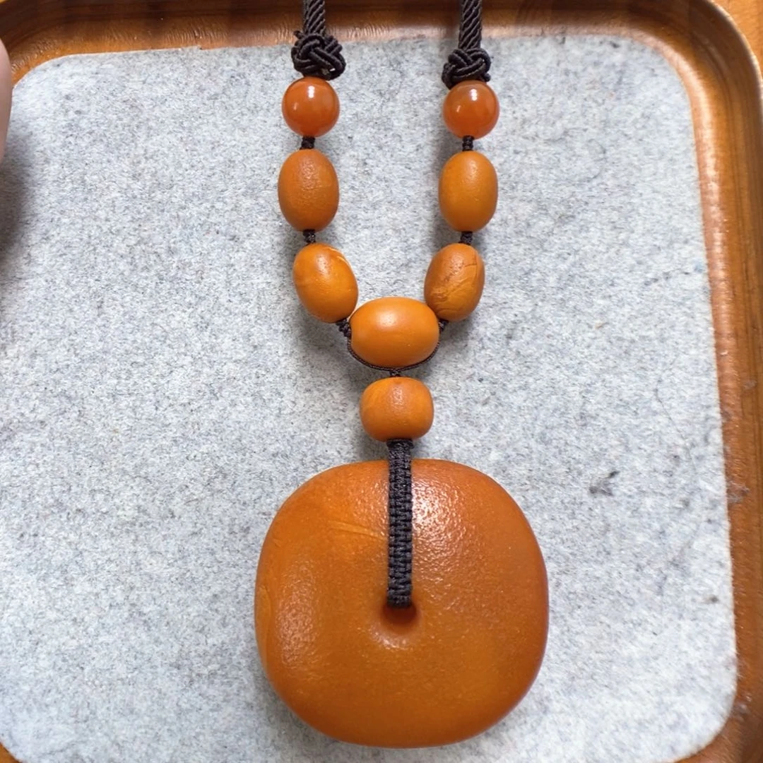 蜜蜡项链未镶嵌蜜蜡吊坠