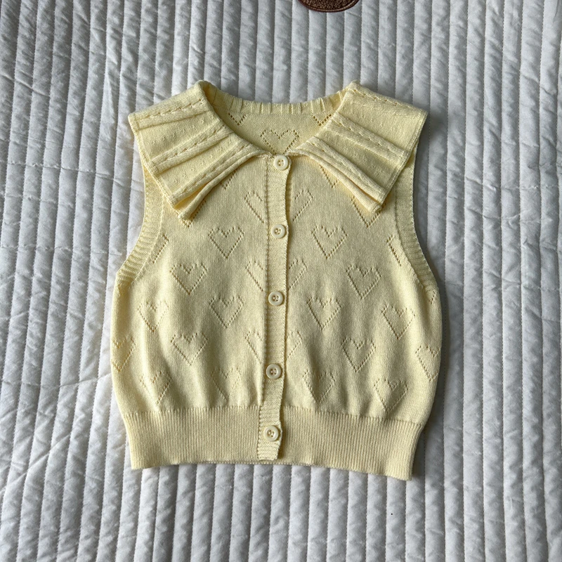 【针织背心马甲polo 小乐妈咪】宝宝春秋儿童装婴儿无袖上衣D25
