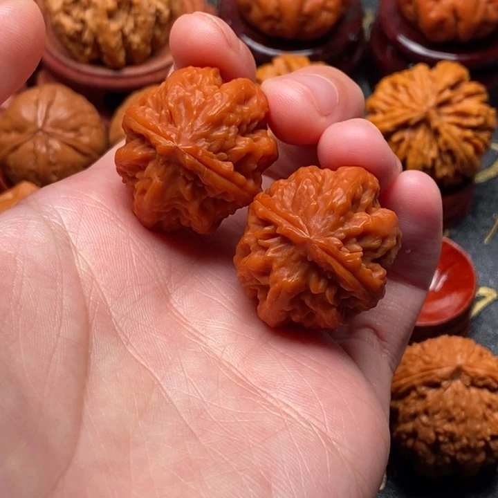 四***）吊坠文玩核桃京八棱