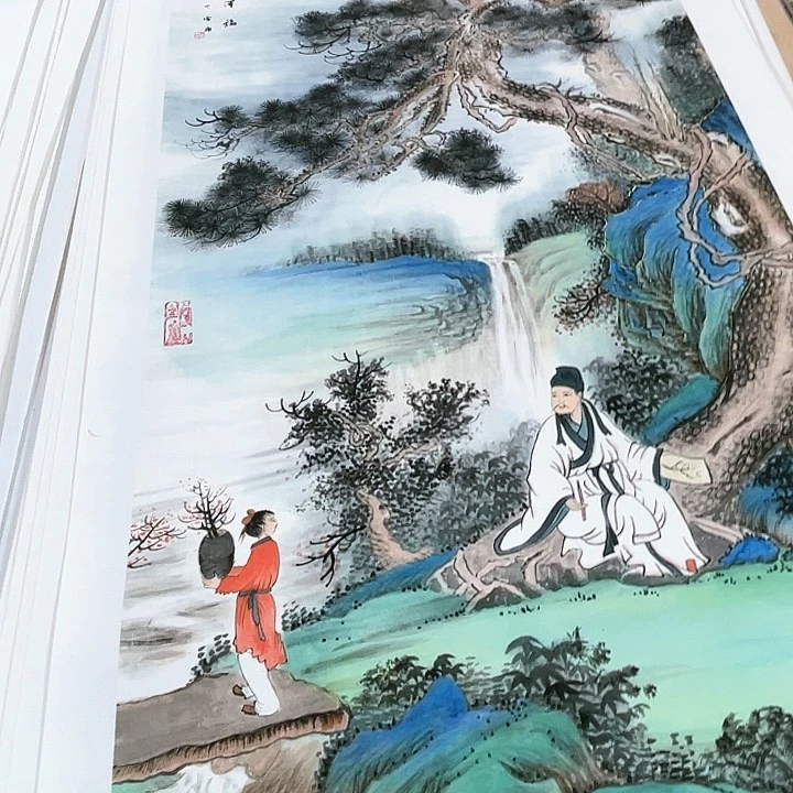 国画书画描金拓染金石传拓手写