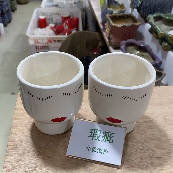 紫砂花盆多肉瑕疵盆有孔。