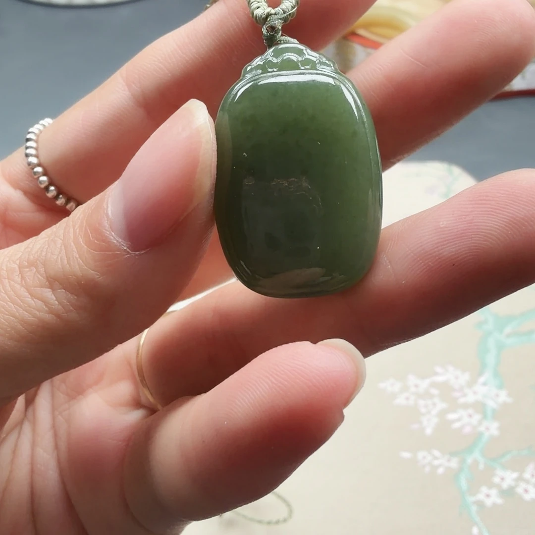 和田玉未镶嵌颈饰033