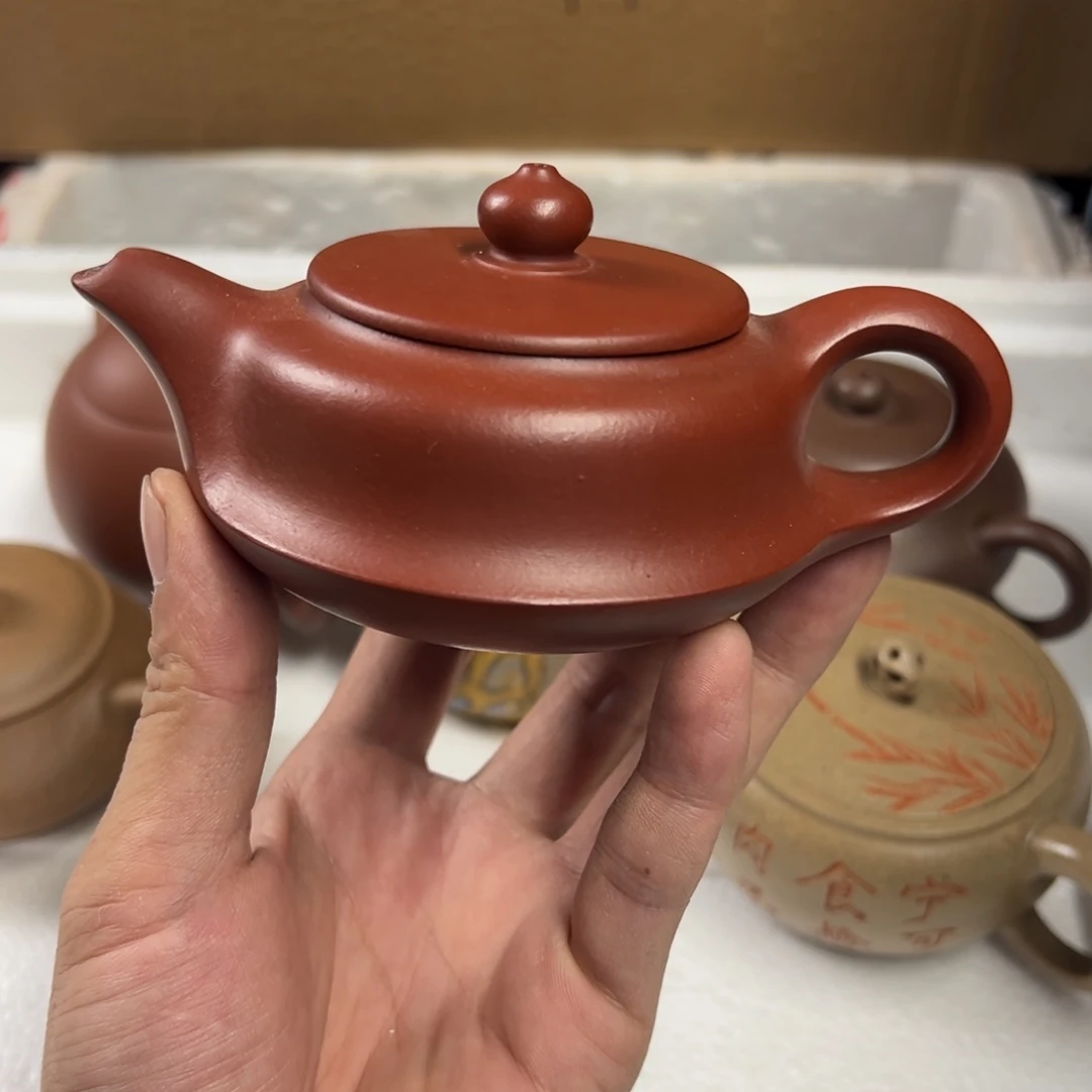 茶壶紫砂宜兴原矿紫砂壶180毫升容量