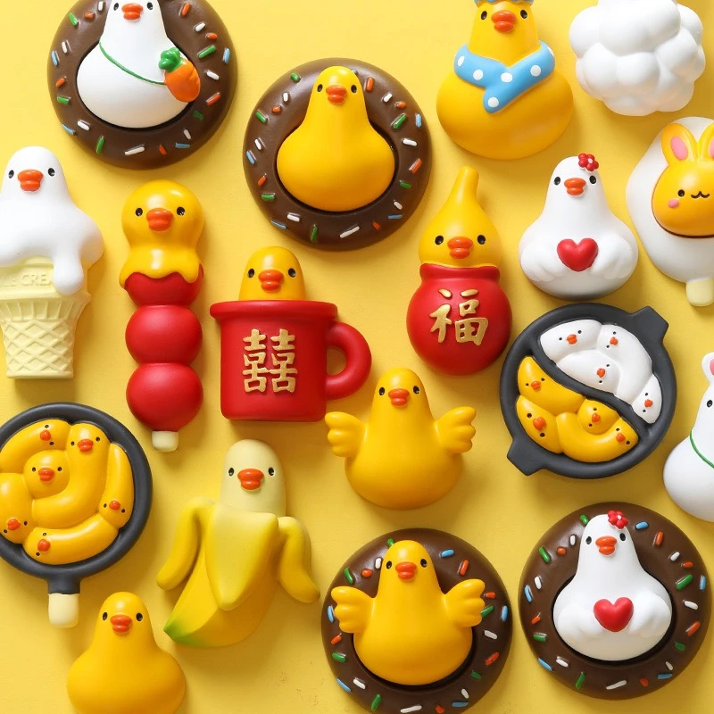 [自选]立体冰箱贴吸铁石树脂磁贴卡通食玩联系主播加库存