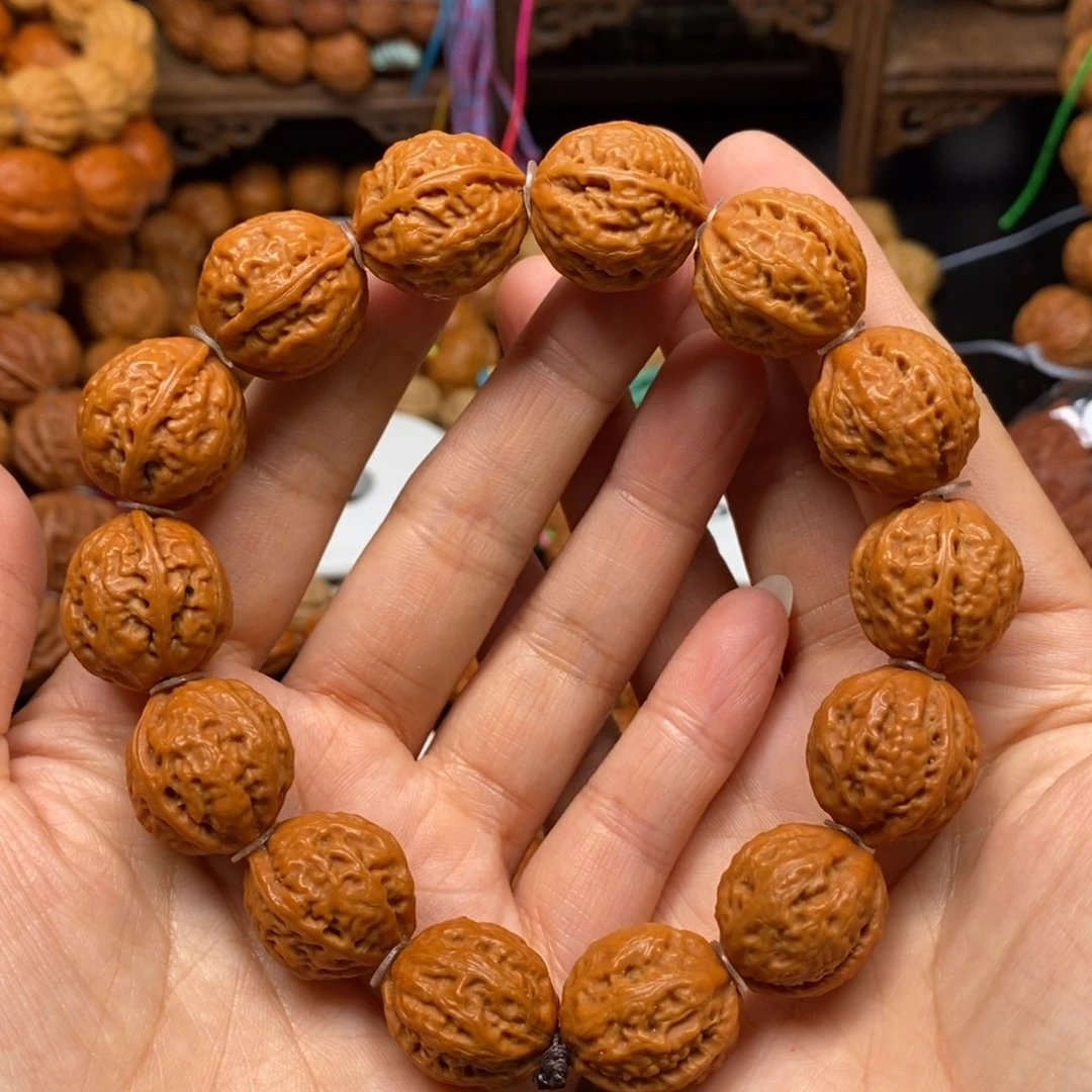 桃核手串小麒麟八棱