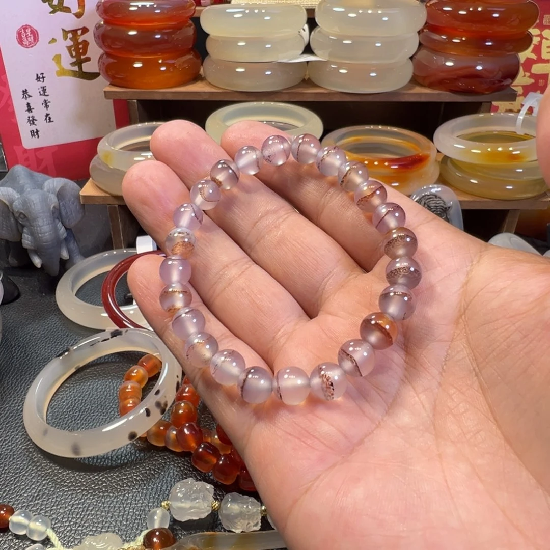 大***宸手镯玛瑙/玉髓未镶嵌