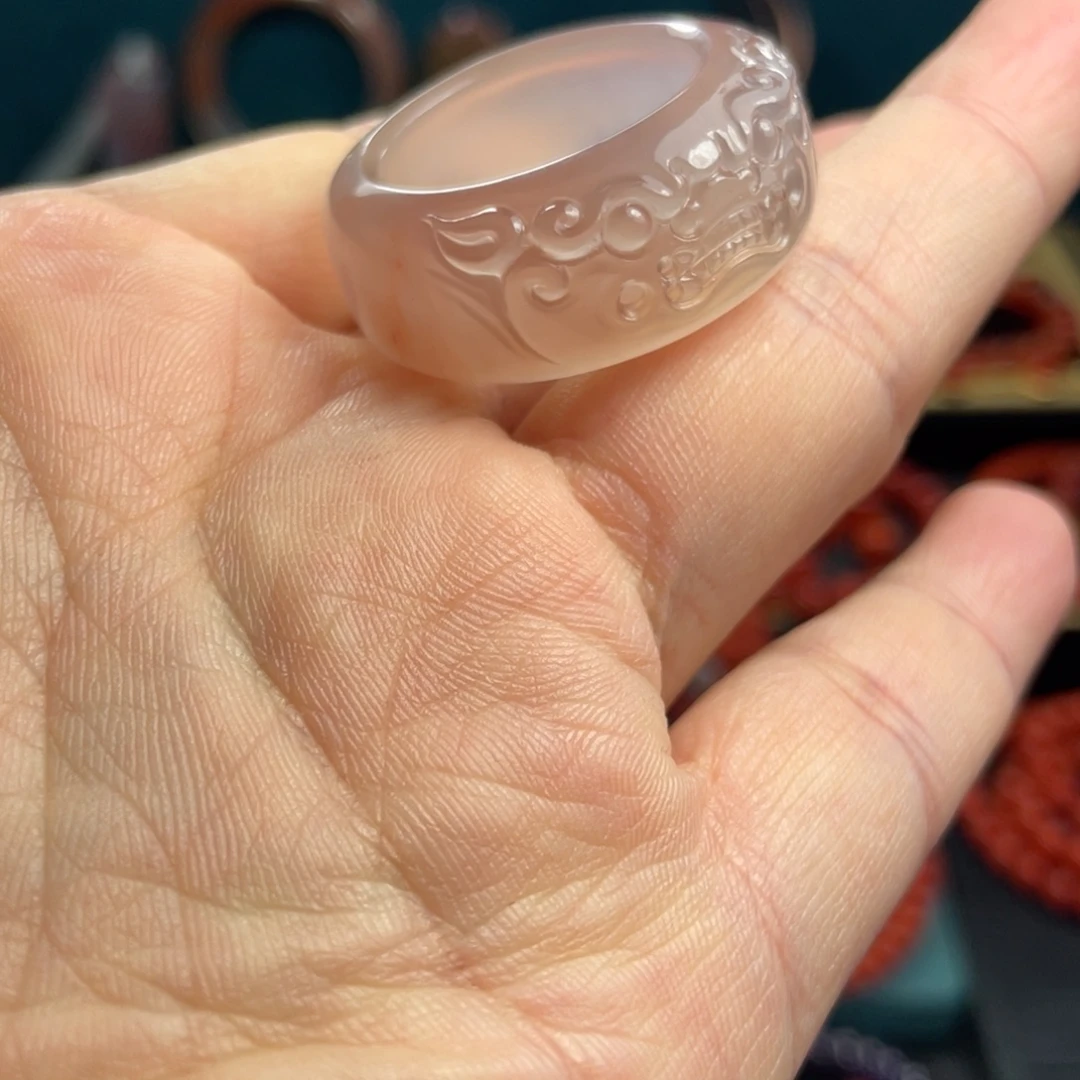 玛瑙/玉髓未镶嵌戒圈22.5mm