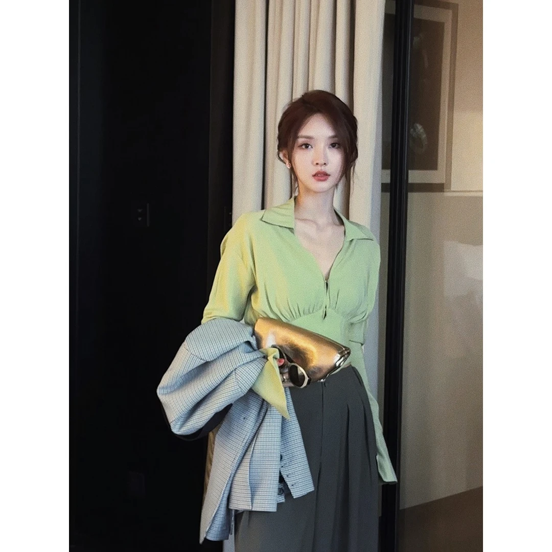 FORNI × YOYO 巴音布鲁克 鱼骨衬衣套装衬衫