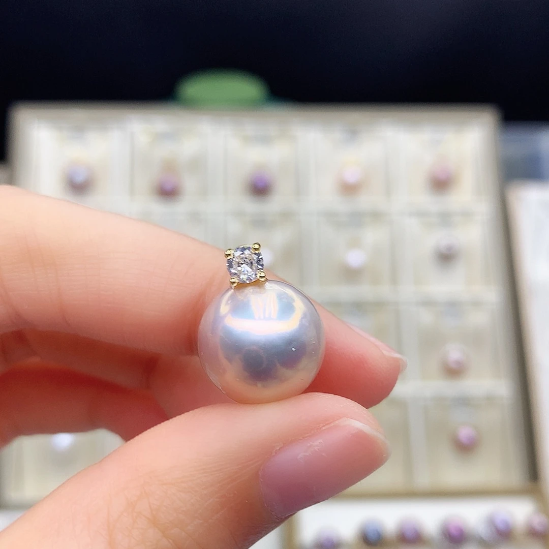 淡水珍珠颈饰合金