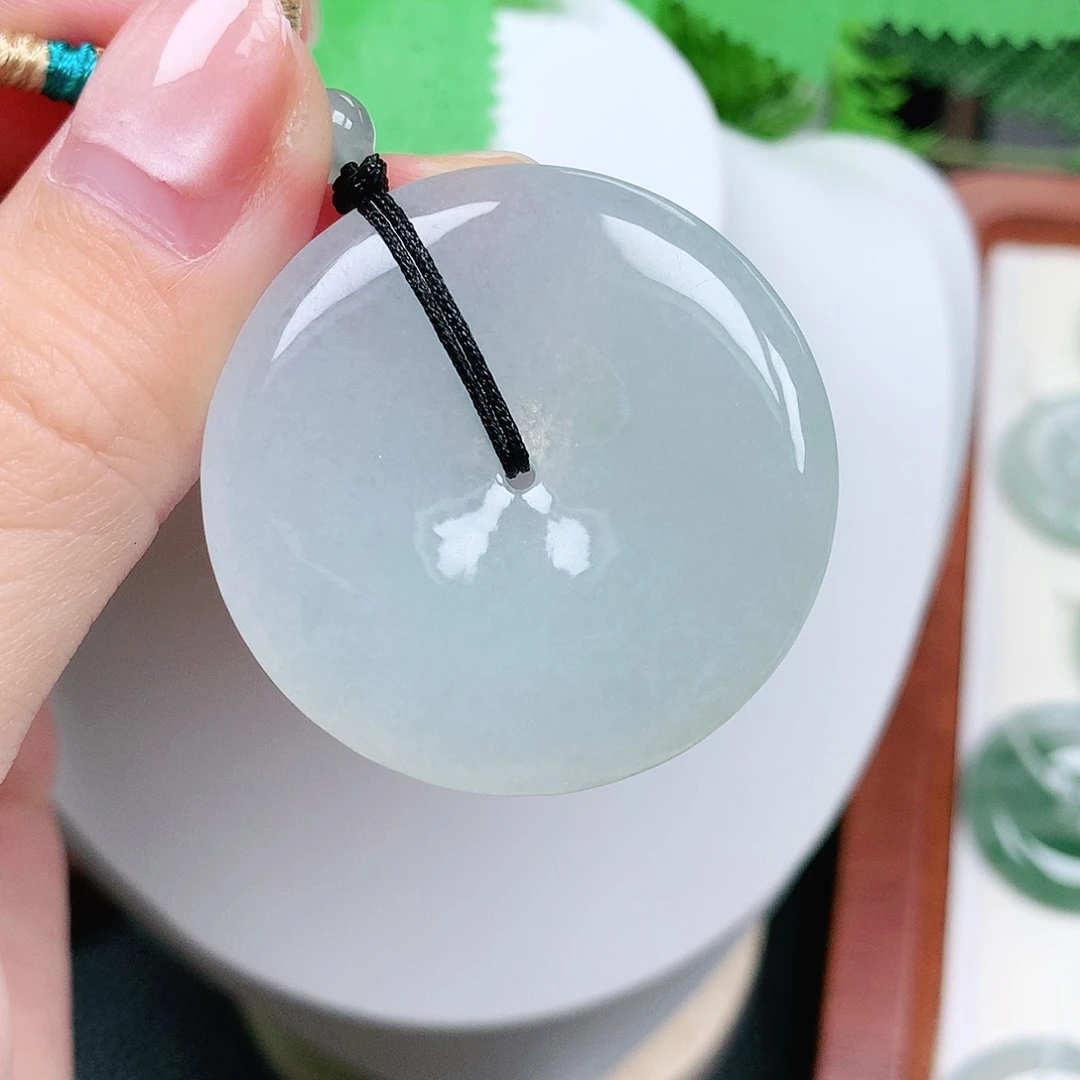 翡翠未镶嵌颈饰平安39-5.9