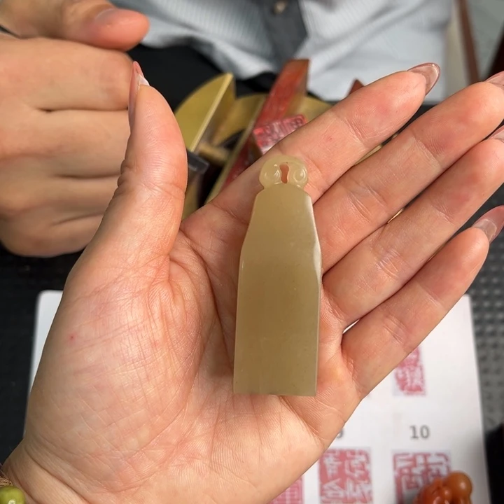 *****寿山石印石现场纯手工制作工艺精美