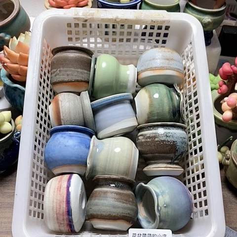 紫砂花盆172微瑕品口径3到4左右