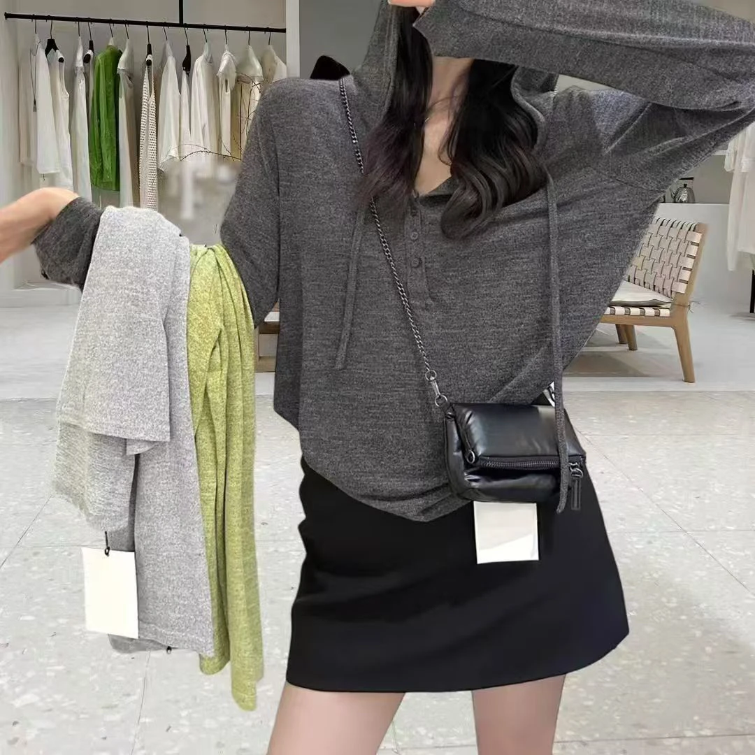 ～新款显瘦减龄洋气帽衫