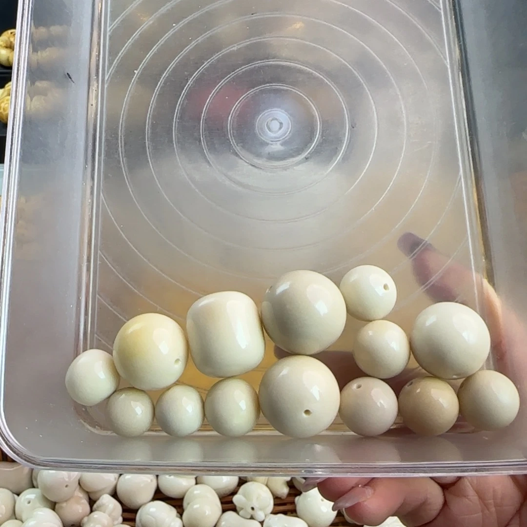 吊坠菩提根/象牙果微瑕牙果圆13颗桶1颗