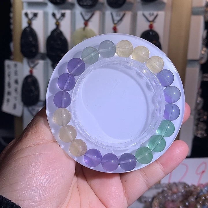 水晶未镶嵌手链彩