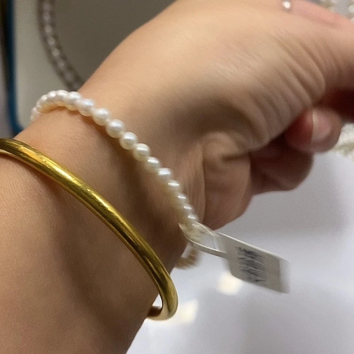 手绳淡水珍珠银S925镶嵌